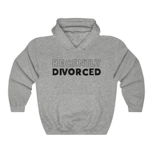 Load image into Gallery viewer, Recently Divorced Black Hooded Sweatshirt