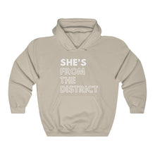 Load image into Gallery viewer, She's From the District Unisex Heavy Blend™ Hooded Sweatshirt