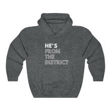 Load image into Gallery viewer, He's from The District Unisex Heavy Blend™ Hooded Sweatshirt