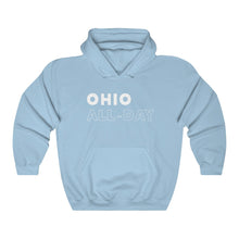 Load image into Gallery viewer, Ohio All-Day White Hooded Sweatshirt