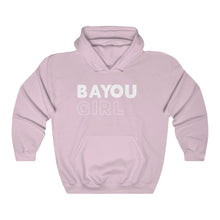 Load image into Gallery viewer, Bayou Girl White Hooded Sweatshirt