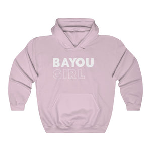 Bayou Girl White Hooded Sweatshirt
