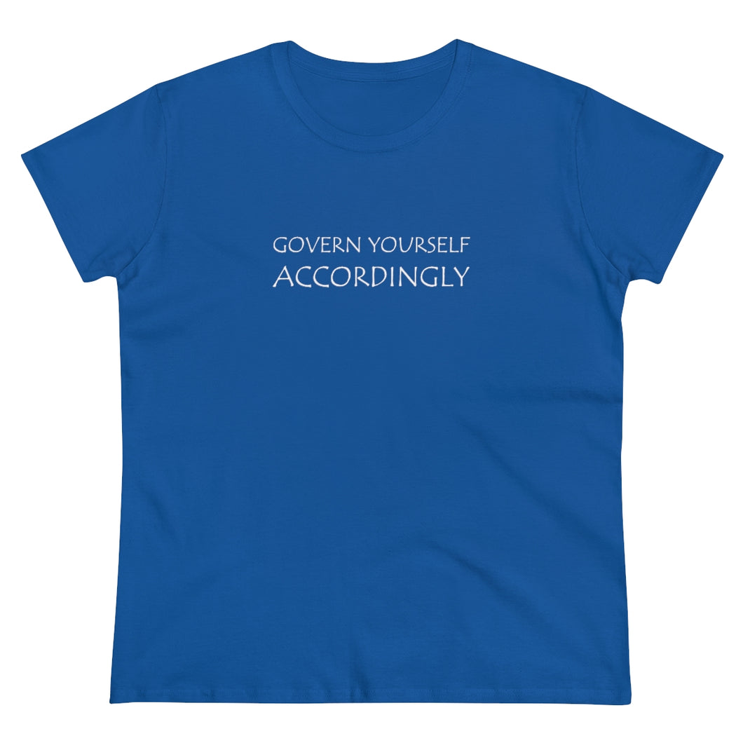 Govern Yourself Midweight Cotton Tee