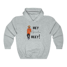 Load image into Gallery viewer, Hey Girl Heey! Black Logo Hooded Sweatshirt
