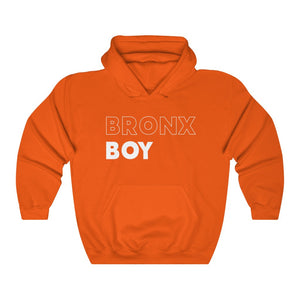 Bronx Boy White Hooded Sweatshirt