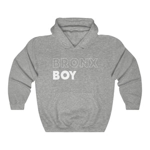 Bronx Boy White Hooded Sweatshirt