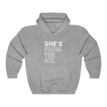 Load image into Gallery viewer, She's From the ATL Unisex Heavy Blend™ Hooded Sweatshirt
