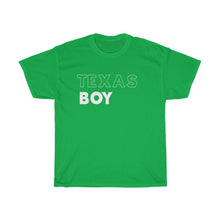 Load image into Gallery viewer, Texas Boy White Unisex Heavy Cotton Tee