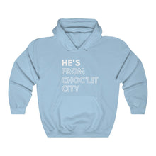 Load image into Gallery viewer, He's from Choc'Lit City Unisex Heavy Blend™ Hooded Sweatshirt