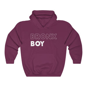 Bronx Boy White Hooded Sweatshirt