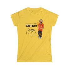 Load image into Gallery viewer, Communication, Clarity Logo Women&#39;s Softstyle Tee