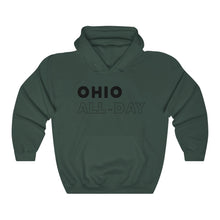 Load image into Gallery viewer, Ohio All-Day Black Hooded Sweatshirt