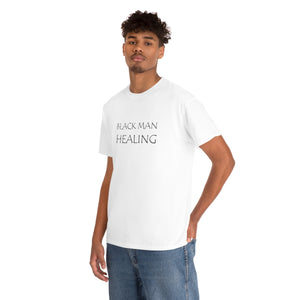 Black Man Healing Unisex Heavy Cotton Tee