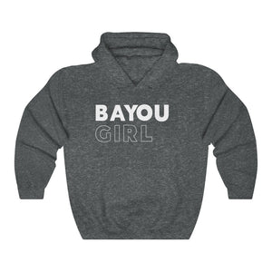 Bayou Girl White Hooded Sweatshirt