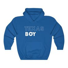 Load image into Gallery viewer, Texas Boy White Hooded Sweatshirt