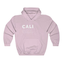 Load image into Gallery viewer, Cali Girl White Hooded Sweatshirt