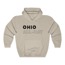Load image into Gallery viewer, Ohio All-Day Black Hooded Sweatshirt