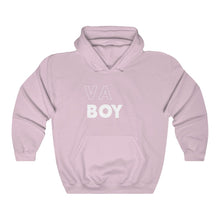 Load image into Gallery viewer, VA Boy White Hooded Sweatshirt