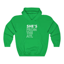 Load image into Gallery viewer, She's From the ATL Unisex Heavy Blend™ Hooded Sweatshirt