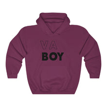 Load image into Gallery viewer, VA Boy Black Hooded Sweatshirt