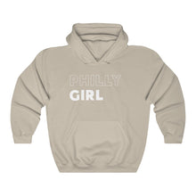 Load image into Gallery viewer, Philly Girl White Hooded Sweatshirt