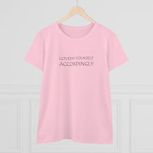 Load image into Gallery viewer, Govern Yourself Midweight Cotton Tee