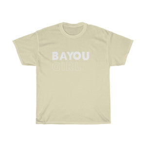 Bayou Girl White Unisex Heavy Cotton Tee