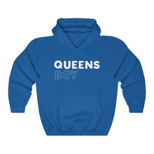 Load image into Gallery viewer, Queens Boy White Hooded Sweatshirt
