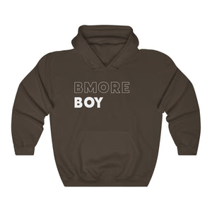 BMore Boy White Hooded Sweatshirt