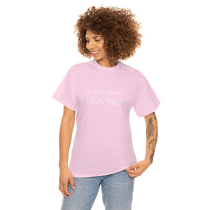 Black Man Healing Unisex Heavy Cotton Tee