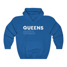 Load image into Gallery viewer, Queens Girl White Hooded Sweatshirt