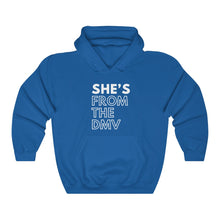 Load image into Gallery viewer, She's From the DMV Unisex Heavy Blend™ Hooded Sweatshirt
