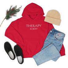Load image into Gallery viewer, Therapy is Sexy Hooded Sweatshirt