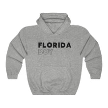 Load image into Gallery viewer, Florida Boy Black Hooded Sweatshirt