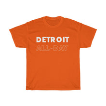 Load image into Gallery viewer, Detroit All-Day White Unisex Heavy Cotton Tee