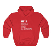 Load image into Gallery viewer, He's from The District Unisex Heavy Blend™ Hooded Sweatshirt