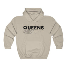 Load image into Gallery viewer, Queens Girl Black Hooded Sweatshirt