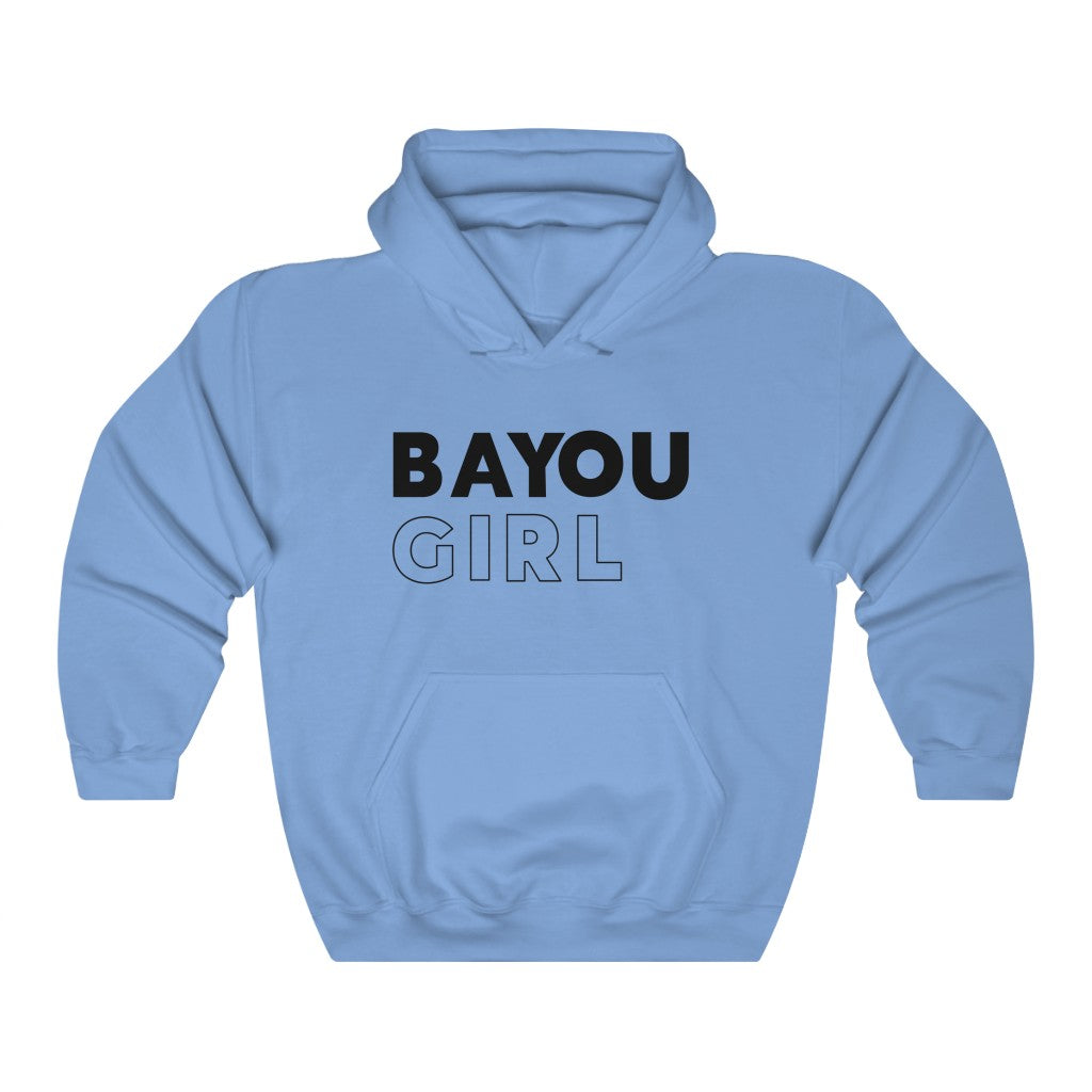 Bayou Girl Black Hooded Sweatshirt