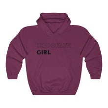 Load image into Gallery viewer, Brooklyn Girl Black Hooded Sweatshirt