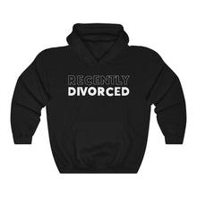 Load image into Gallery viewer, Recently Divorced White Hooded Sweatshirt