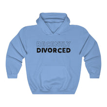Load image into Gallery viewer, Recently Divorced Black Hooded Sweatshirt
