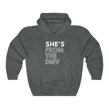 Load image into Gallery viewer, She's From the DMV Unisex Heavy Blend™ Hooded Sweatshirt
