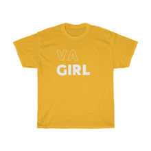 Load image into Gallery viewer, VA Girl White Unisex Heavy Cotton Tee