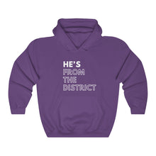 Load image into Gallery viewer, He's from The District Unisex Heavy Blend™ Hooded Sweatshirt