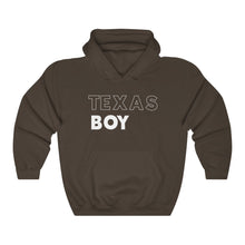 Load image into Gallery viewer, Texas Boy White Hooded Sweatshirt