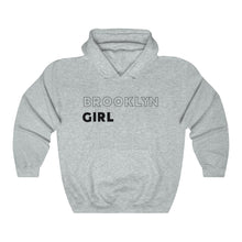 Load image into Gallery viewer, Brooklyn Girl Black Hooded Sweatshirt