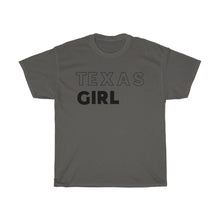 Load image into Gallery viewer, Texas Girl Unisex Heavy Cotton Tee