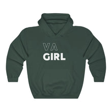 Load image into Gallery viewer, VA Girl White Hooded Sweatshirt