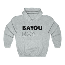 Load image into Gallery viewer, Bayou Boy Black Hooded Sweatshirt