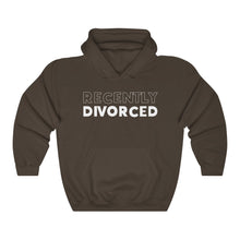Load image into Gallery viewer, Recently Divorced White Hooded Sweatshirt
